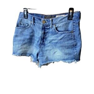 Aeropostale High Waist Aero Cheeky Cutoff Jean Shorts 3 Inch Inseam Size 8